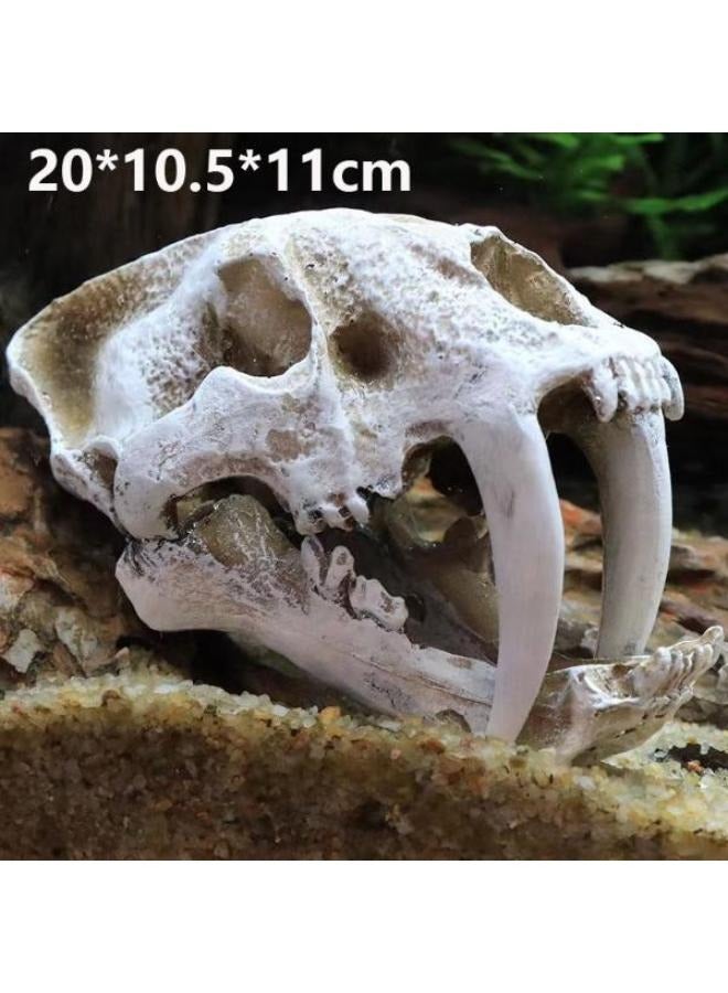 Tiger Skull Decoration Imitation Bone Skeleton - Image 2