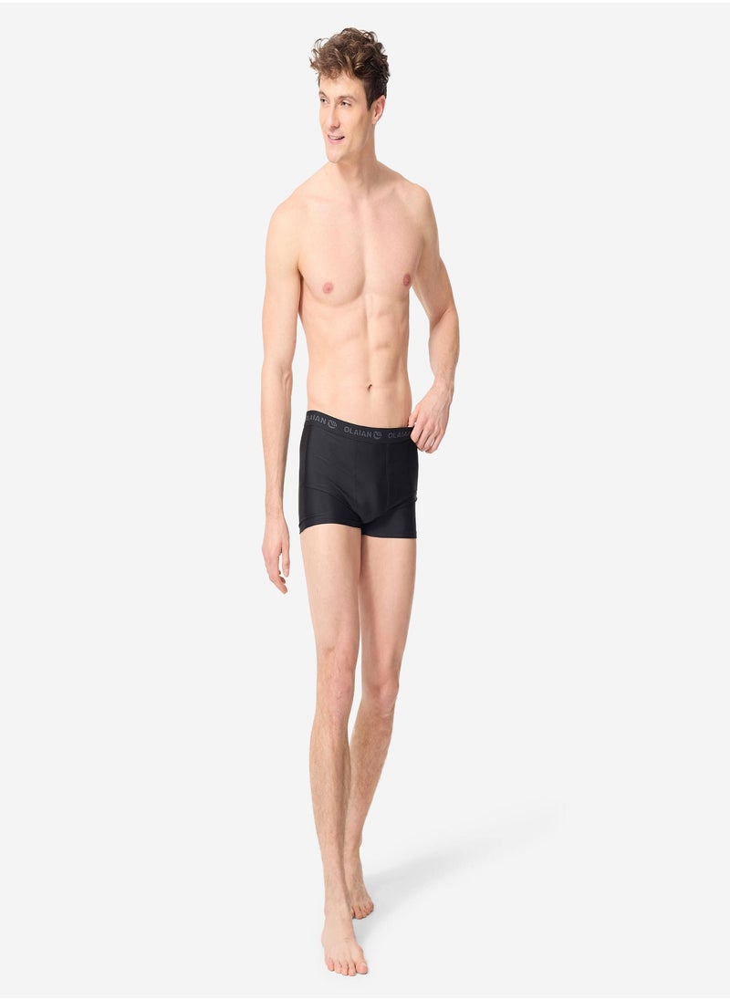 OLAIAN OLAIAN by DECATHLON, Base Layer Boxer 500 - Black  - Image 1