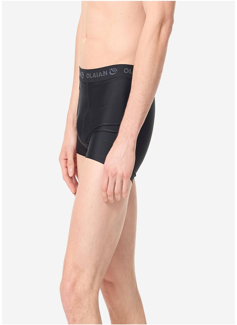 OLAIAN OLAIAN by DECATHLON, Base Layer Boxer 500 - Black  - Image 3
