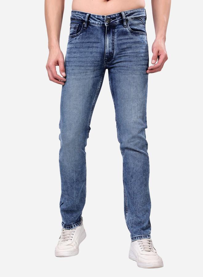 Stylox Mid Rise Slim Fit Faded Jeans - Image 1