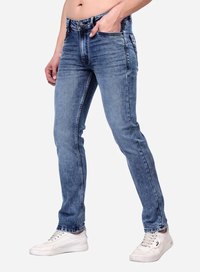 ستايلوكس Stylox Mid Rise Slim Fit Faded Jeans