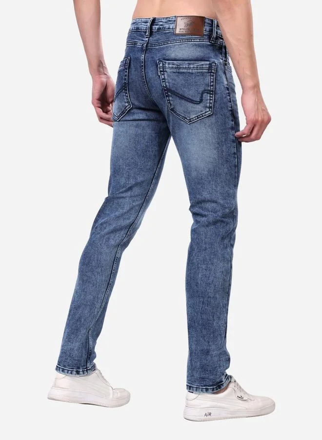 ستايلوكس Stylox Mid Rise Slim Fit Faded Jeans