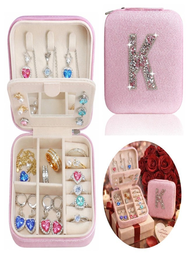 Zyvora Mothers Day Gift Travel Jewelry Case for Women, Large Jewelry Organizer with Straps, Secure Storage, Better Organization, Gift for Bridesmaid, Daughter, Granddaughter - Image 1