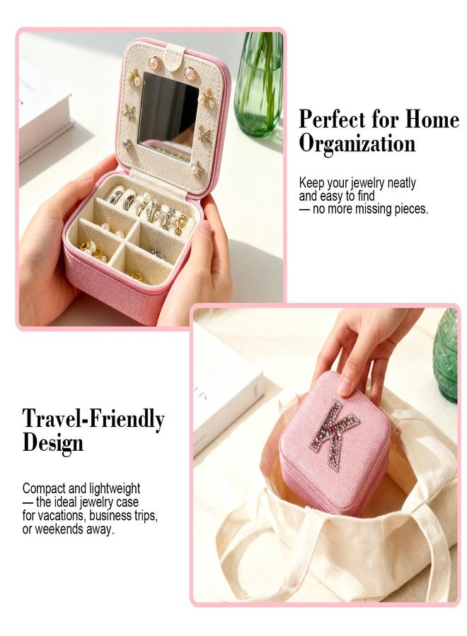 Zyvora Mothers Day Gift Travel Jewelry Case for Women, Large Jewelry Organizer with Straps, Secure Storage, Better Organization, Gift for Bridesmaid, Daughter, Granddaughter - Image 5