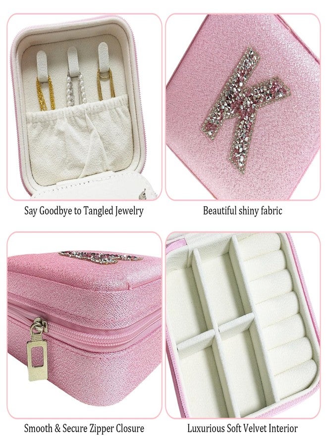Zyvora Mothers Day Gift Travel Jewelry Case for Women, Large Jewelry Organizer with Straps, Secure Storage, Better Organization, Gift for Bridesmaid, Daughter, Granddaughter - Image 4