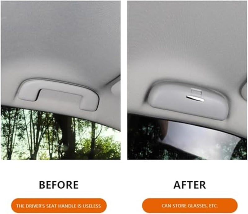 QASULER Car Glasses Case - Sunglasses Holder for Audi Models - Image 4
