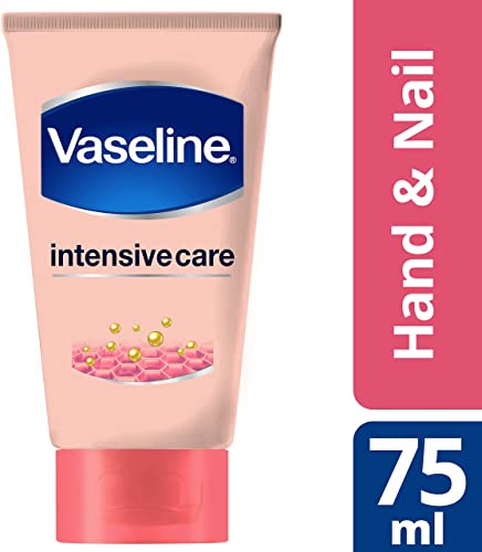 Vaseline Hand Cream for Very Dry Hands, Intensive Care Healthy Hands Stronger Nails Cream 75 ml - Image 3
