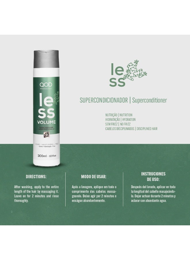 QOD PROFESSIONAL LESS Volume Super Conditioner 300ml - Image 3