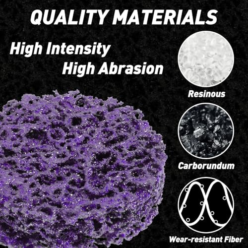 Pukamam 33 Pcs Diamond Sanding Discs Set, 2" Quick Change Easy Strip Wheels for Drill Die Grinder Accessories, Paint Remover Tool for Rust, Oxidation, Paint Removal with 1/4" Roll Lock Holder, Mix Color - Image 3