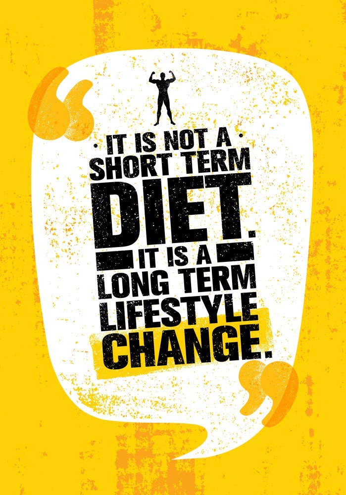 5 Ace it is not a Short Team Diet |motivaional,inspirational poster for room,gym,offices(size: 12x18 inch),multicolor - Image 1