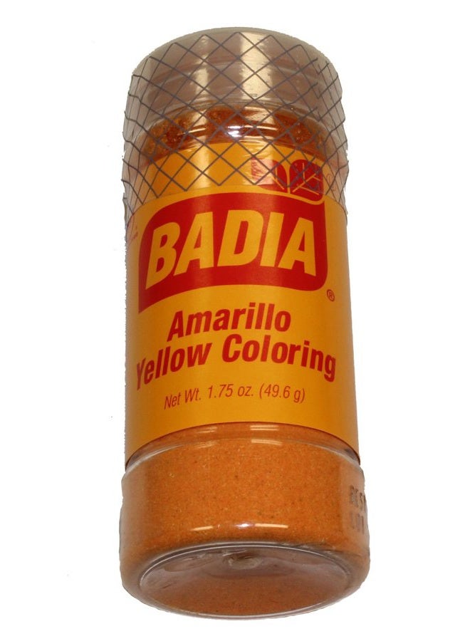 BADIA Yellow Coloring Bottle, 1.75oz (Pack of 3) - Image 1