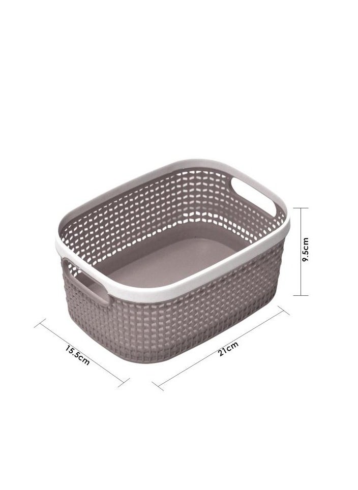 Alissa Small Storage Bin, Durable Storage Basket Cabinet Organizer, Pack of 4  - Image 4