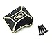 Treal Brass Axle Diff Cover Heavy Weight 70gPC Front and Rear Axles Housing Cover Upgrades for 110 TRX4 TRX4 CrawlerBlack - Image 2