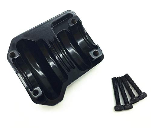 Treal Brass Axle Diff Cover Heavy Weight 70gPC Front and Rear Axles Housing Cover Upgrades for 110 TRX4 TRX4 CrawlerBlack - Image 5