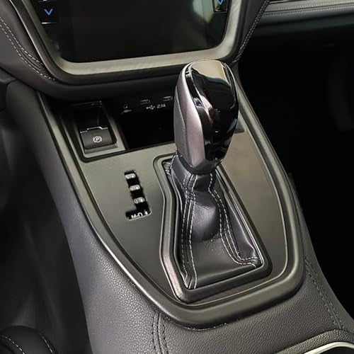 Kolya Center Console Gear Shift Panel Cover Trim Compatible with 2020 2021 2022 2023 2024 2025 Subaru Outback Accessories (Matte Black Without Extra Button) - Image 3