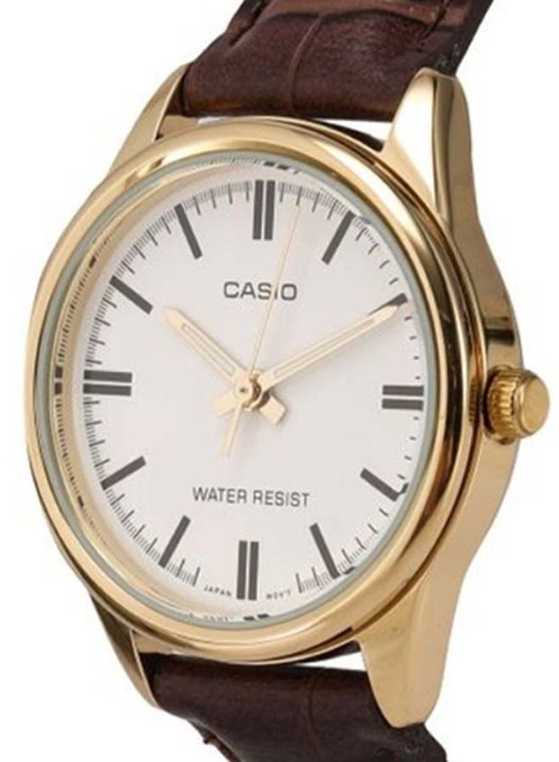كاسيو ساعة كاسيو كوارتز انالوج جلدية LTP-V005GL-7AUDF - Image 2
