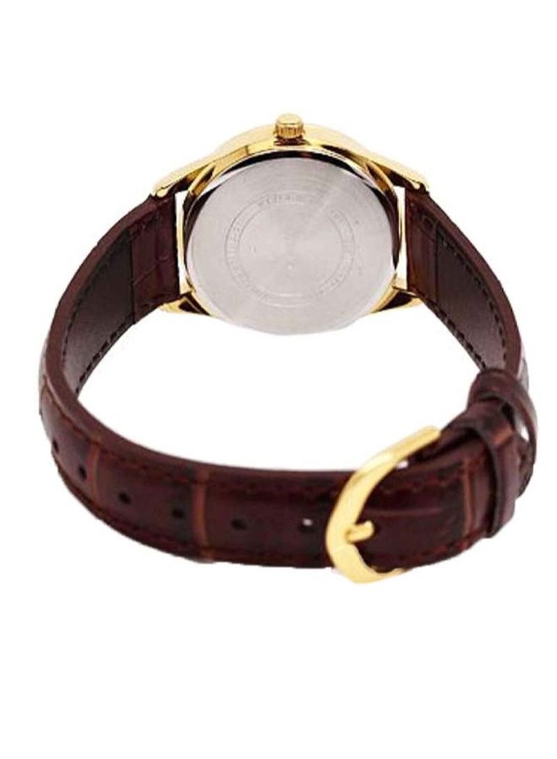 كاسيو ساعة كاسيو كوارتز انالوج جلدية LTP-V005GL-7AUDF - Image 3