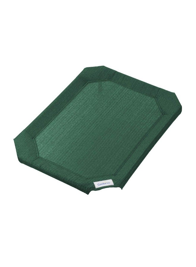 Coolaroo Original Pet Bed Replacement Cover - Brunswick Green - Medium (35" x 25.5") - Image 1