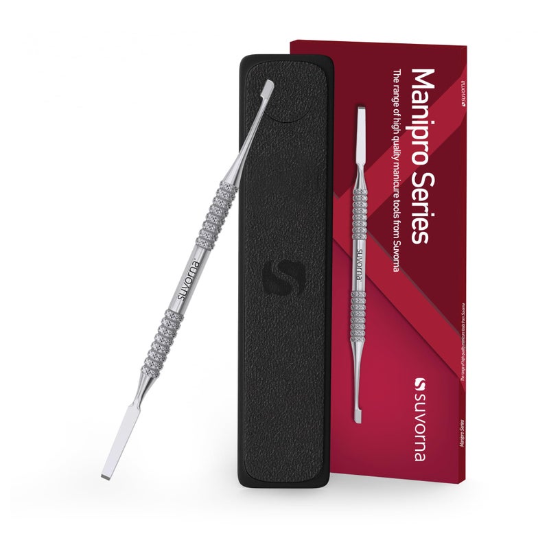 Suvorna 2in1 Cuticle Pusher Tool and Cuticle Knife or Cuticle Cutter Empujador De Cuticula Profesional  Mini Cuticle Pusher Metal Cuticle Pusher Stainless  Nail Cuticle Pusher Nail Design Tools