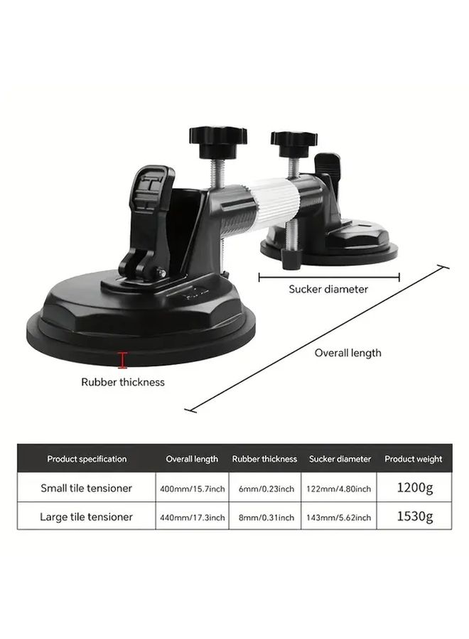 Professional Tile Leveling System 123mm With Adjustable Suction Cup For Stone Marble Glass Installation Ideal For Kitchen Countertops Bathroom Shower Walls - Image 2