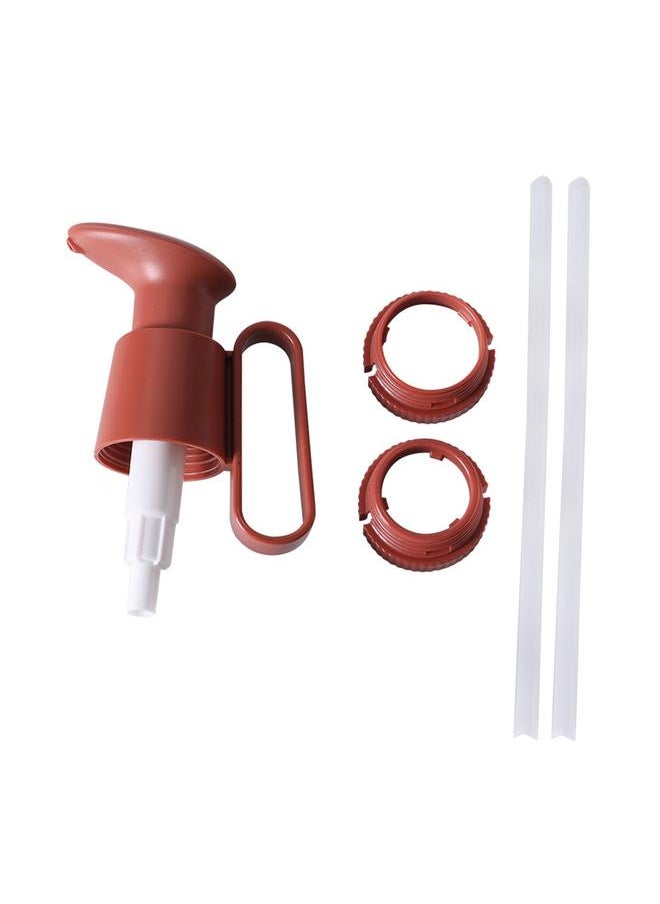 Thoraya Oyster Sauce Squeezer ABS PP Safe Hygienic Labor Saving Leak Proof Tomato Paste Pump for Condiment Red  - Image 2