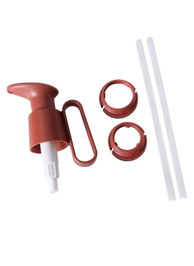 Thoraya Oyster Sauce Squeezer ABS PP Safe Hygienic Labor Saving Leak Proof Tomato Paste Pump for Condiment Red  - Image 3