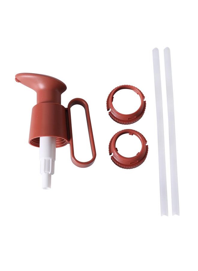 Thoraya Oyster Sauce Squeezer ABS PP Safe Hygienic Labor Saving Leak Proof Tomato Paste Pump for Condiment Red  - Image 1