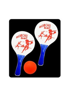 AL QADAH Tennis Bat W Ball For Sand Use 33x19Cm. 
