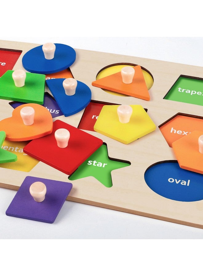 روبيرلي ألغاز خشبية على شكل أشكال للأطفال الصغار من عمر 1 إلى 3 سنوات، ألعاب مونتيسوري، ألغاز خشبية هندسية مطابقة الألوان للبنات والأولاد من سن 12 إلى 18 إلى 24 شهرًا، ألعاب تعليمية لمرحلة ما قبل المدرسة، هدايا عيد ميلاد للأطفال - Image 3