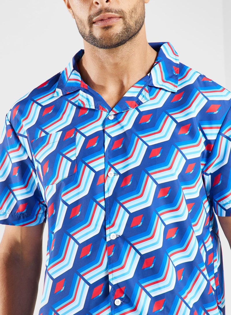 امبرو قميص مزين بطبعة - Image 3