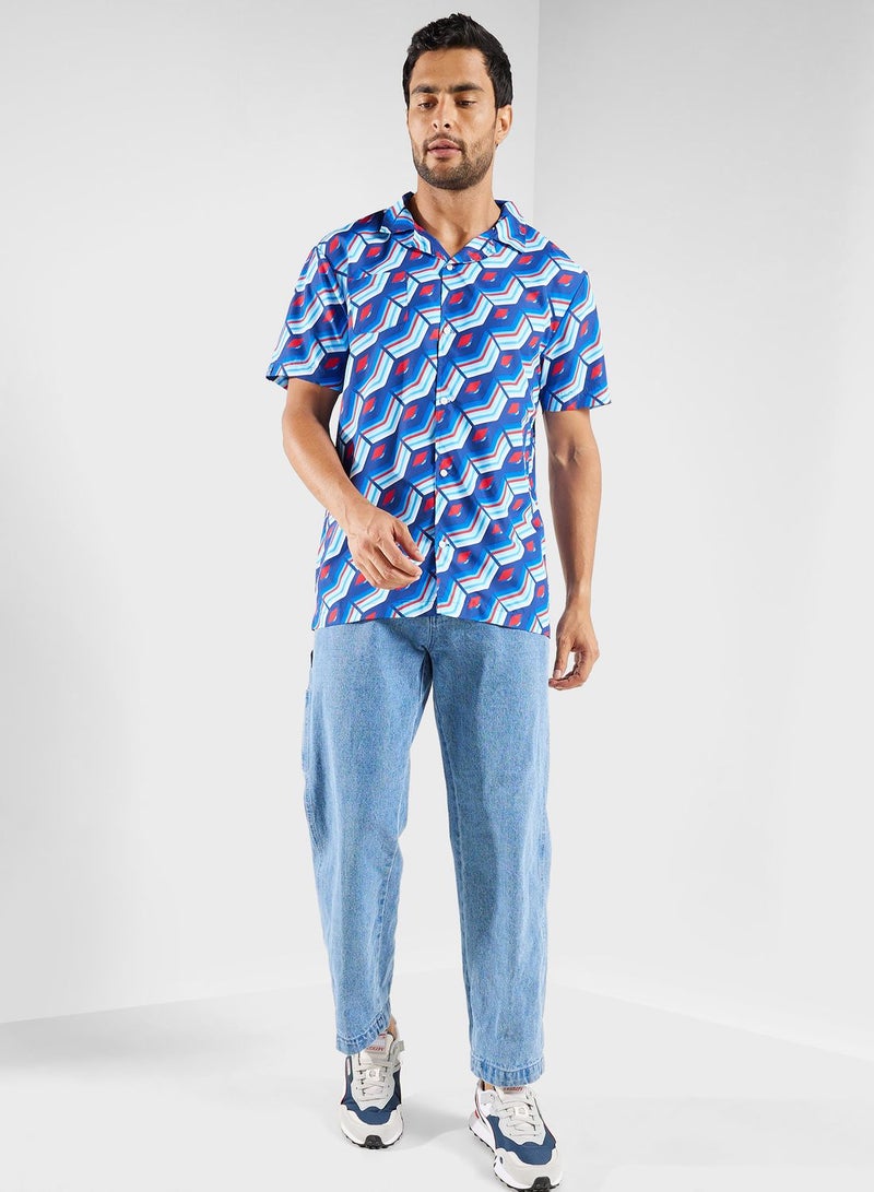 امبرو قميص مزين بطبعة - Image 4