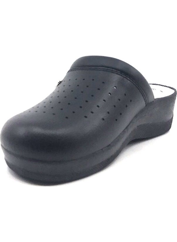 Gezer 04770 4 Point Black Anatomical Hospital & Work Sabo Men's Women's Slippers  - Image 3