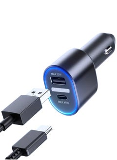 Generic High Quality 45W Car Charger With Type C Charging Cable  - Image 3