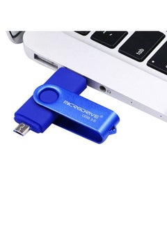 BURAQ MicroDrive 16GB USB 3.0 Android Phone & Computer Dual-use Rotary Metal U Disk (White)  - Image 3