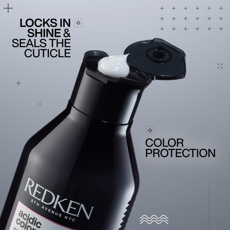 Redken Acidic Color Gloss Conditioner - Protects Vibrancy, Salon-Grade Hair Shine, For Color-Treated Hair, 10.1 Fl Oz - Image 4