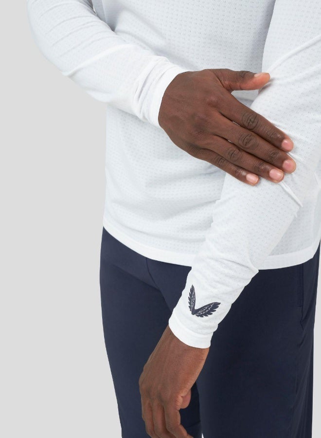 CASTORE White Tech Life Colourblock 1/4 Zip - Image 3