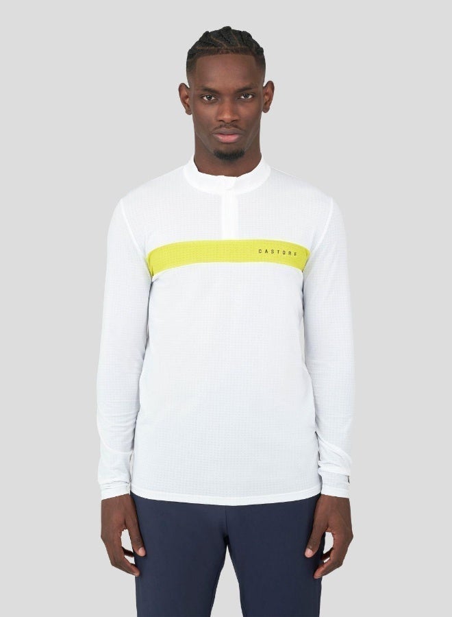 CASTORE White Tech Life Colourblock 1/4 Zip - Image 1