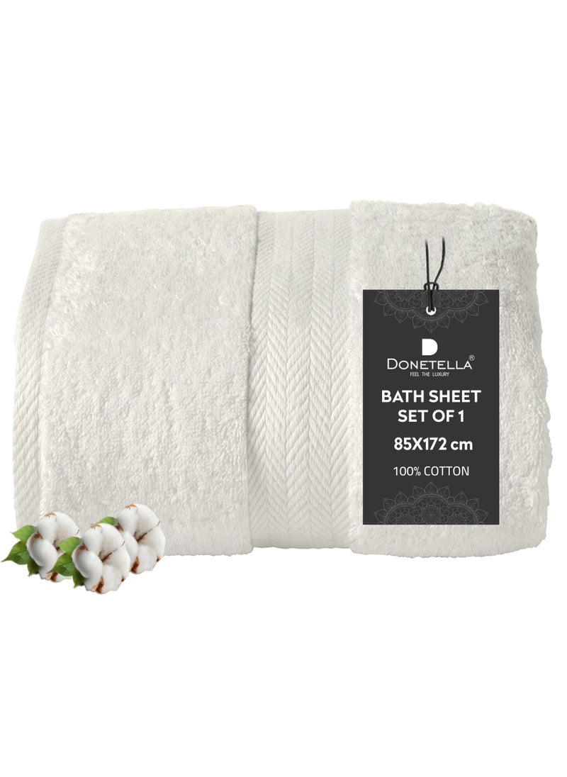Premium 100 % Combed Cotton 1-Pcs Bath Sheet (85 X 172 CM) 600 GSM Large Towel, Highly Absorbent, Quick Dry,Best Towel for Bathroom, Spa And Hotel,Cream - pzsku/ZE9FAFD054AC37AAA660EZ/45/_/1737386917/1f3538a1-2b36-43a2-a2db-0136370d5c45