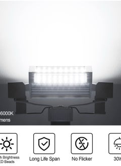 Y&D R7S 118mm LED Bulb, J-Type Double Ended Bulbs, 30W J Type Led Bulbs 300W T3 Halogen Bulb Equivalent, Double-Ended Base J118 Flood Lights for Household Security Lighting -Daylight  - Image 4