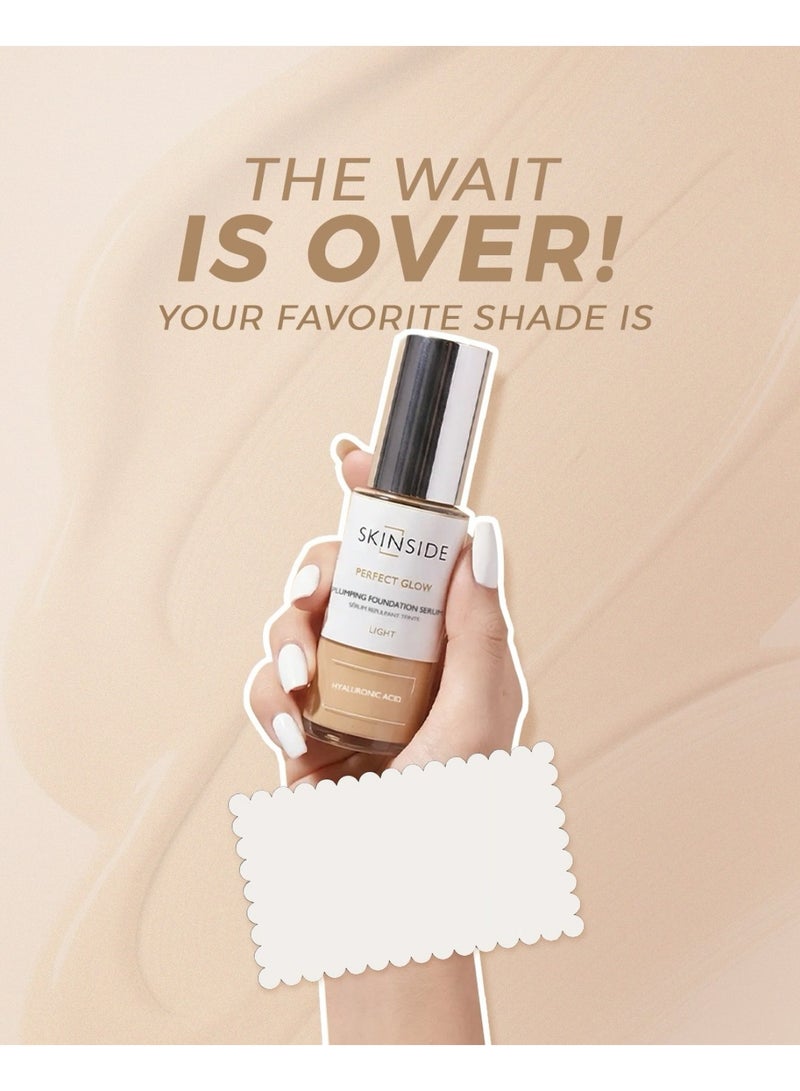 Skinside Hyaluronic Acid Foundation Serum - Light 25 ml - Image 2