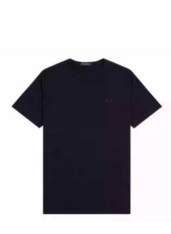 FRED PERRY Fred Perry Men's short sleeve T-shirt Summer casual wheat embroidery pure cotton crew neck simple base 