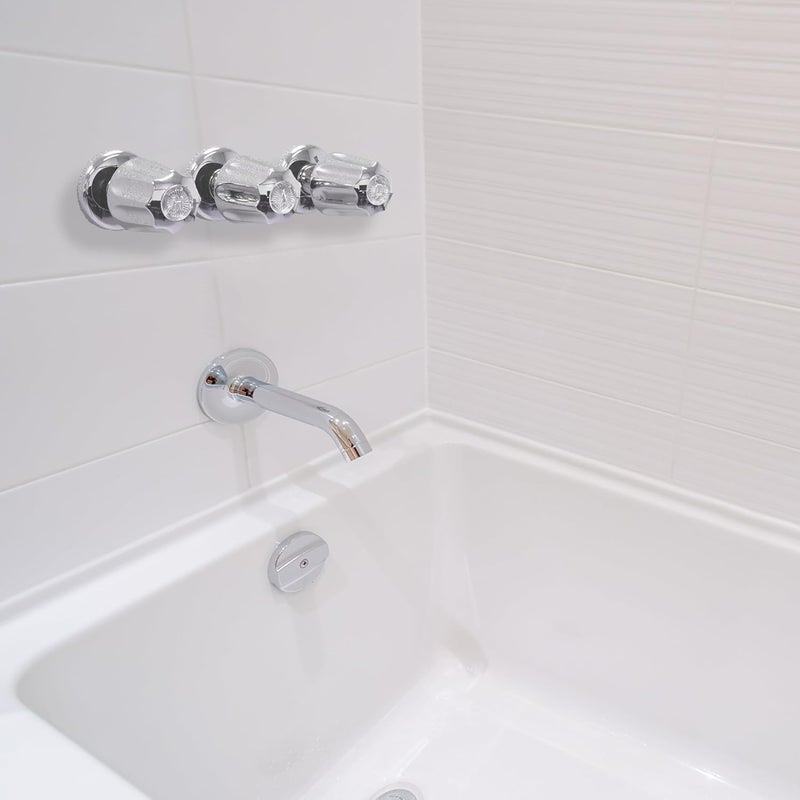 Danco Bathtub and Shower 3-Handle Remodel/Rebuild Trim Kit for Gerber Faucets | Knob Handle | 11B-1H, 11B-1C, 11B-4D | Chrome (39617) - Image 3