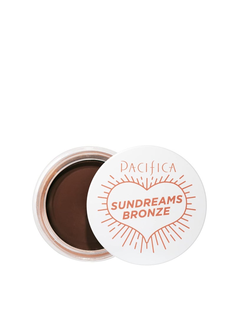 Pacifica Pacifica Bronzer  Sun Dreams Matte Bronzing Cream Highlighter Hydrating  Buildable Contour with Floral Extracts TalcFree Vegan  CrueltyFree 1 oz Shade California 