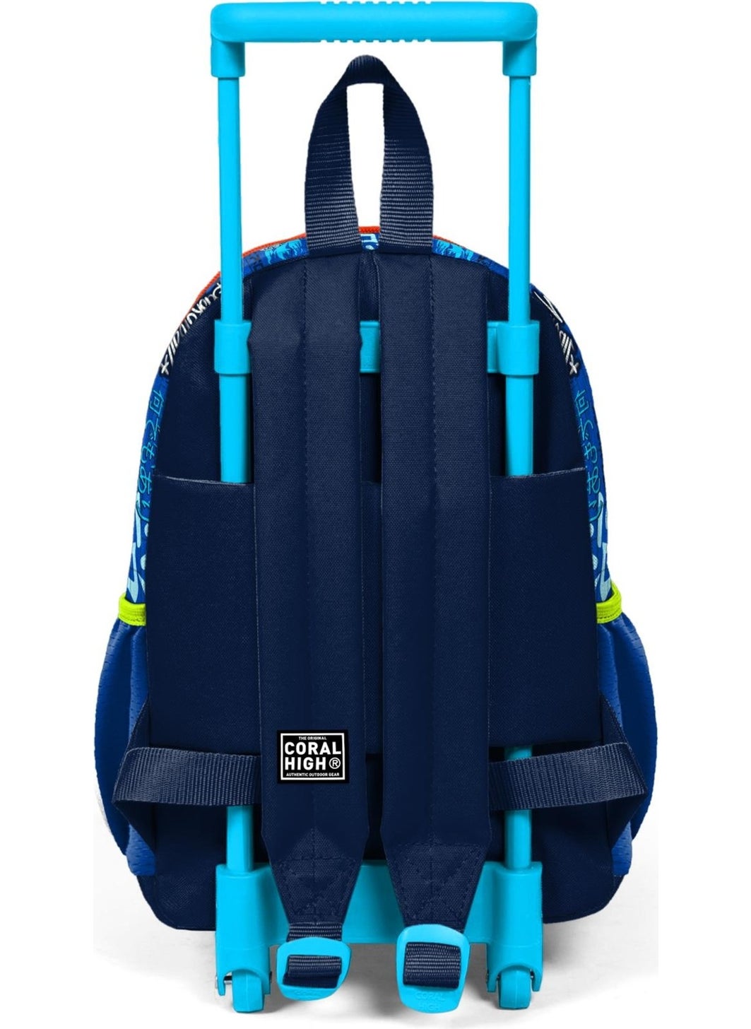 CORAL HIGH - Mini Nest Squeegee Backpack Saks Graffiti Patterned Two Compartments 24067 - Image 1