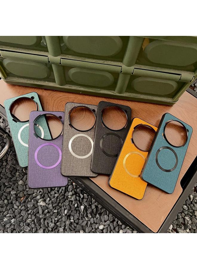 S-TOP Case For Nothing Phone 3a Pro Magsafe Magnetic Ring Cloth Texture Phone Case - Image 2