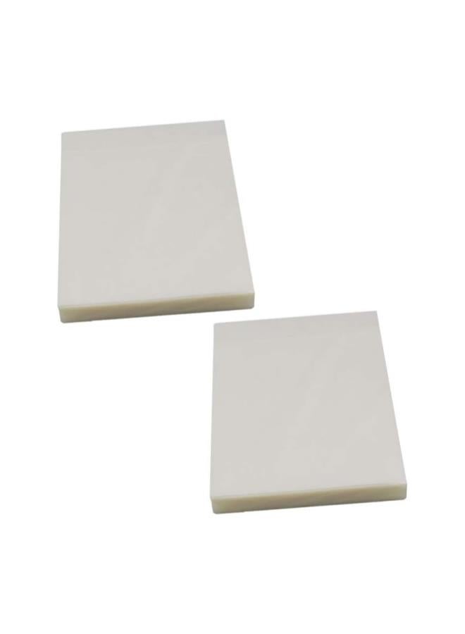 klarako 200 Pcs Thermal Laminating Film Plastic Paper Laminator Sheets for Photo Paper Files Card Picture - Image 1