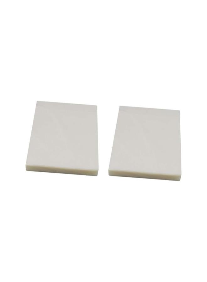 klarako 200 Pcs Thermal Laminating Film Plastic Paper Laminator Sheets for Photo Paper Files Card Picture - Image 3