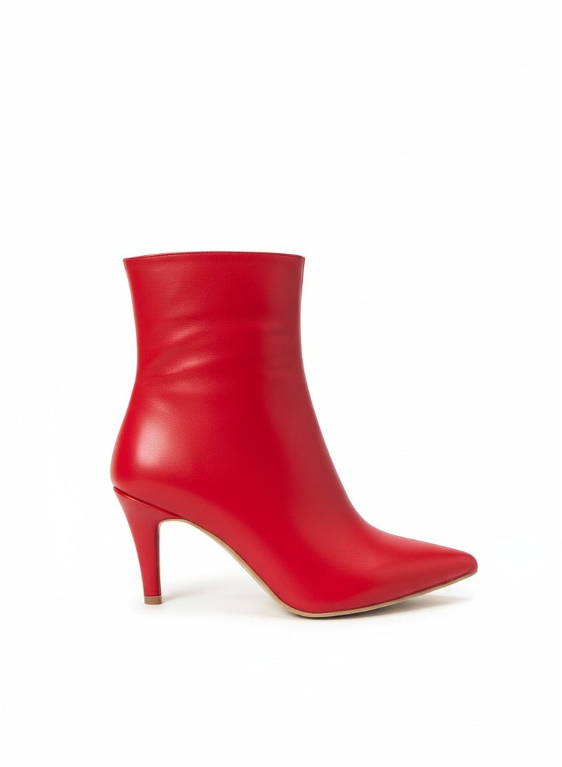 فيبراندا بوت أنيق من الجلد بتصميم عصري بكعب رفيع - Image 2