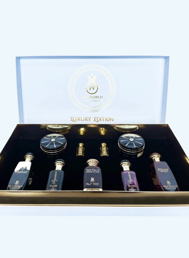 Oud World Luxury Oud Gift Box – Elite Fragrance Collection for Men & Women - Image 2