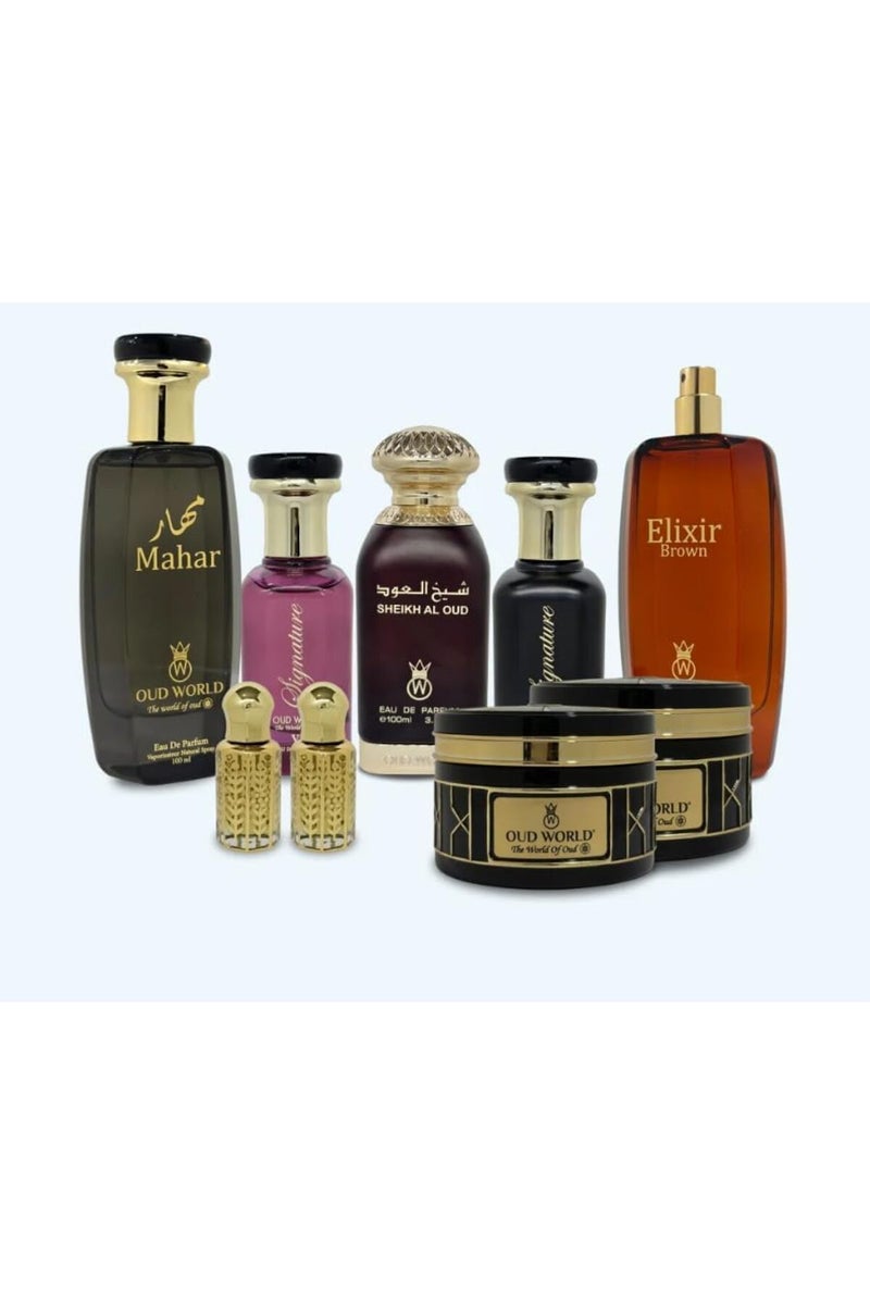 Oud World Luxury Oud Gift Box – Elite Fragrance Collection for Men & Women - Image 1